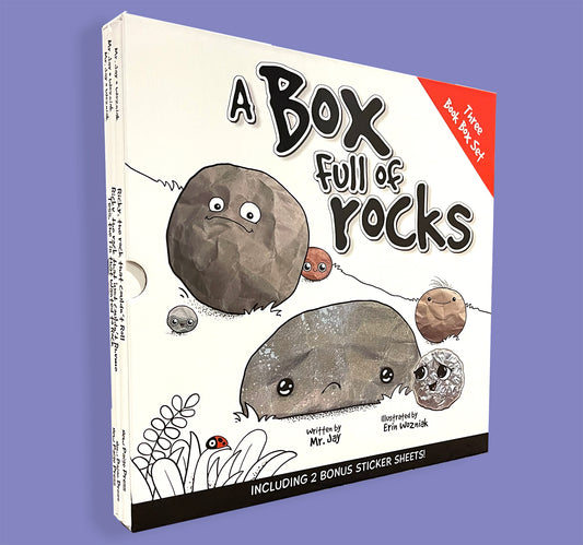 A Box Full of Rocks: 3 Book "Ricky the Rock" Box Set + 2 Sheets of Stickers!