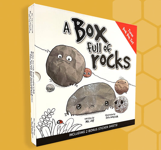 A Box Full of Rocks: 3 Book "Ricky the Rock" Box Set + 2 Sheets of Stickers!