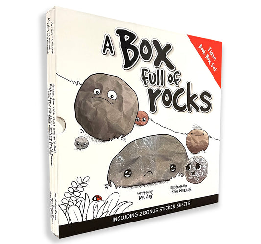 A Box Full of Rocks: 3 Book Box Set + 2 Sheets of Stickers!