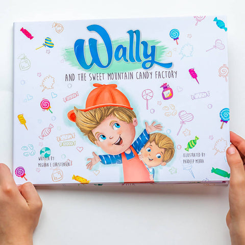 Colorful Candy End Pages. Your little one will want to eat each piece right off the page!