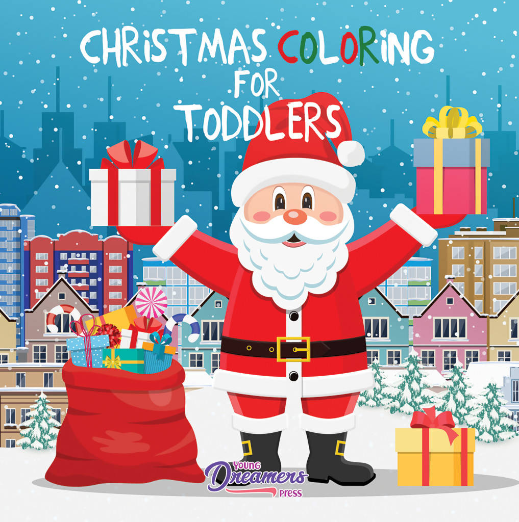 Coloring Books For Kids Ages 4-8: An Adorable Coloring Christmas
