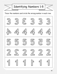 Preschool Math Workbook for Toddlers, Kids Ages 3-5