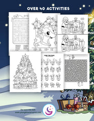 Christmas Activity Book for Kids Ages 6-8: Christmas Coloring Book, Dot to Dot, Maze Book, Kid Games, and Kids Activities