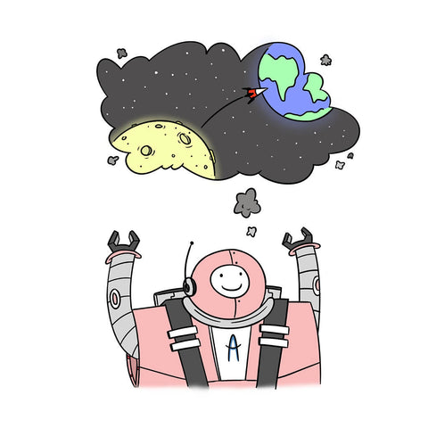 Little Astro and the Mysterious Moon Rock