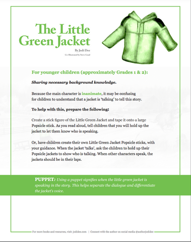 Lesson Plans: The Little Green Jacket