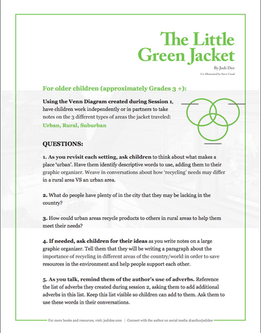 Lesson Plans: The Little Green Jacket