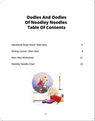 Lesson Plans: Oodles and Oodles of Noodley Noodles