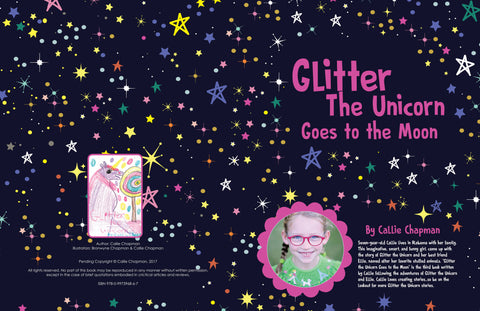 Glitter the Unicorn goes to the Moon