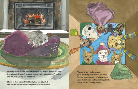 Lucky's Adventure in Winter Wonderland: A book about kindness and rescues