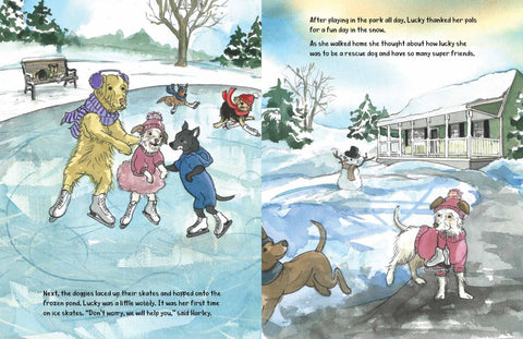 Lucky's Adventure in Winter Wonderland: A book about kindness and rescues